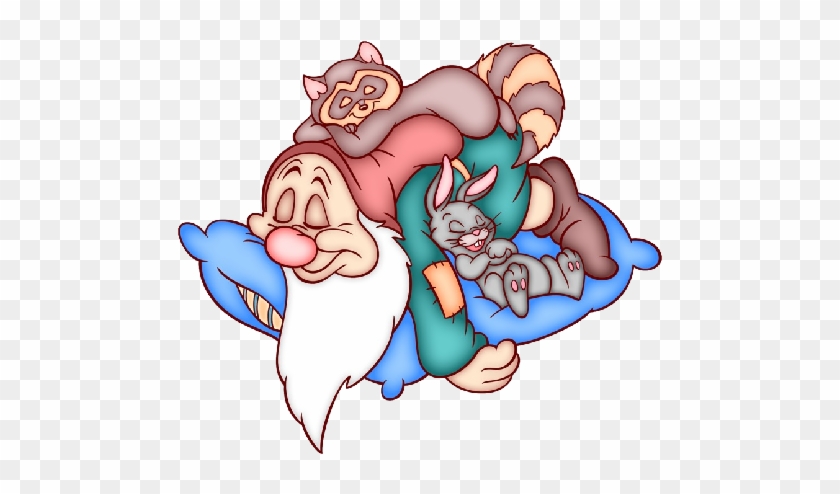 Sleepy Dwarf On Pillow - Sleepy The Dwarf #674253