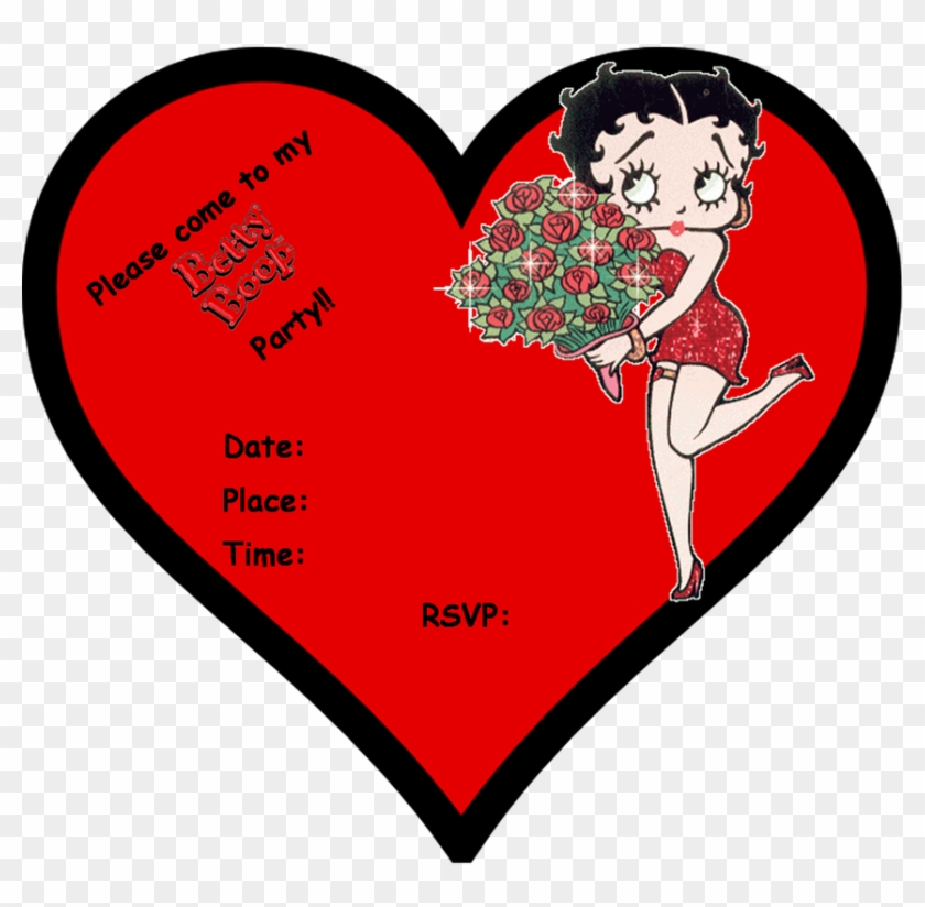 Free Printable Mini Kit In Red - Betty Boop #674912