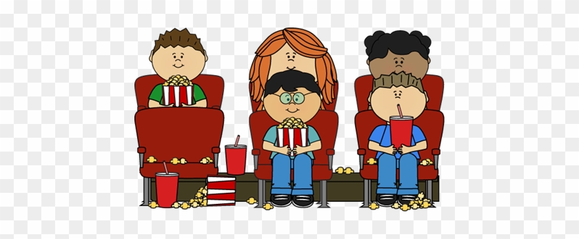 Movie Night Kids Theater Clip Art - Movie Night Clip Art #675107