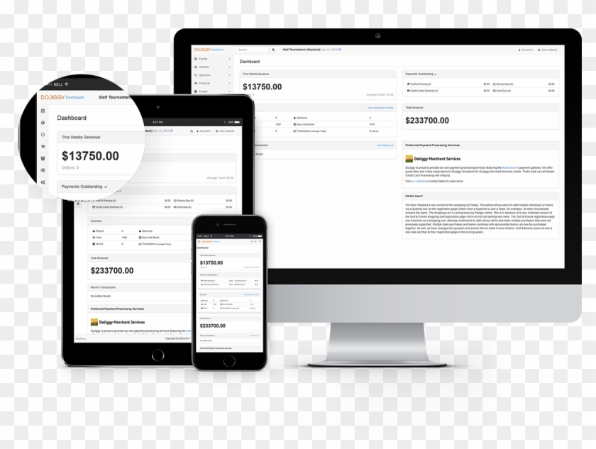 Golf Tournament Software - Web Design #675114
