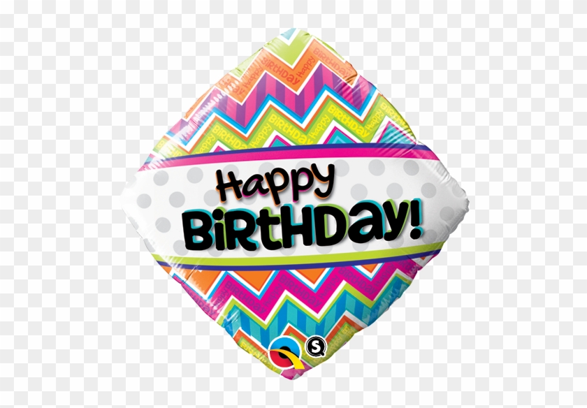 Bstn Happy Birthday Chevron Patterns - Pioneer Balloon Company B'day Chevron Patterns Pack, #675822
