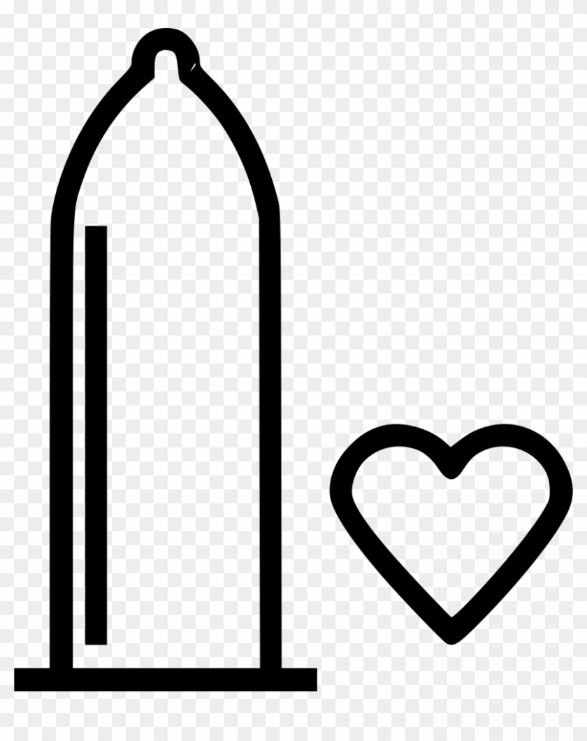Condom Protection Safe Sex Heart Svg Png Icon Free - Condon Svg #676282