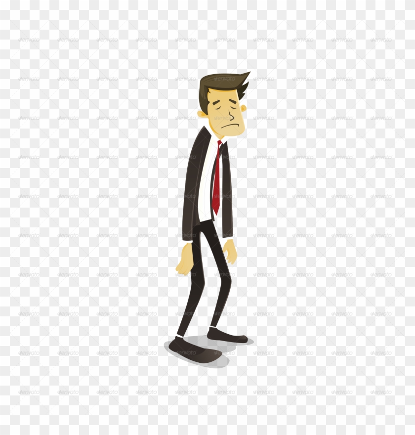 Business Man Set - Cartoon #676415