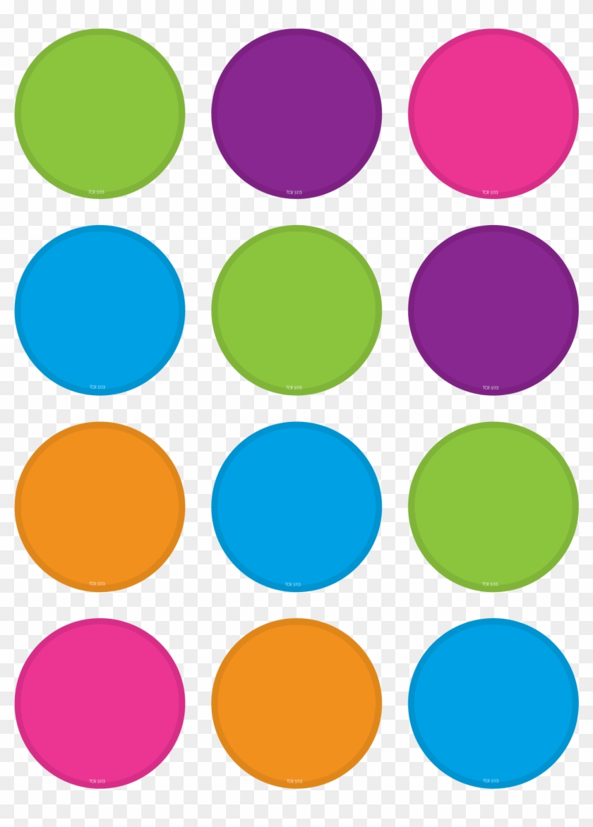Bright Circles Mini Accents Tcr5113 Teacher Created - Hot Water Bottle Clip Art #676684