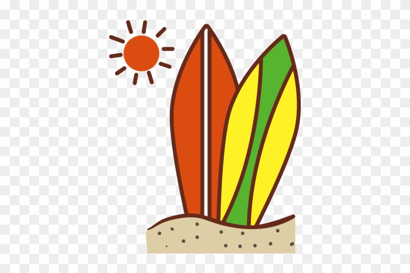 Beach Cartoon Illustration - Illustration #677014