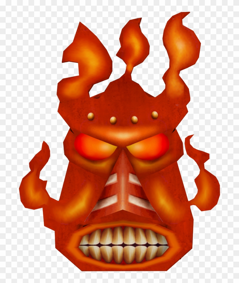 Py-ro Crash Bandicoot Mask - Pyro Crash Bandicoot #677318