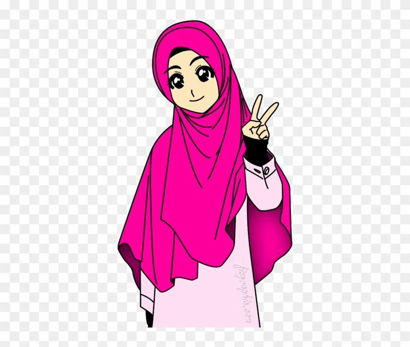 Chibi Drawings - Kartun Muslimah #677768
