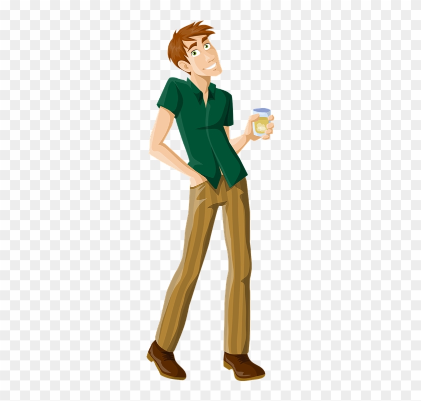 Explore Vector Graphics, Vector Vector, And More - Person Drinking Png #678343