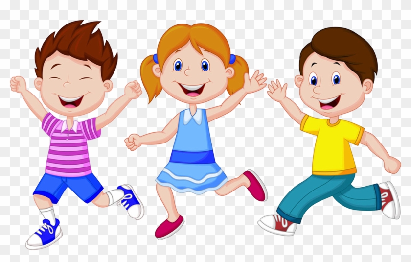 Child Royalty-free Cartoon Clip Art - Happy Children Cartoon #679282