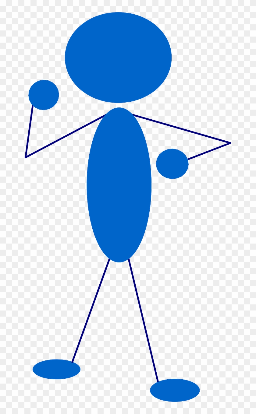 Stickman Stick Figure Blue Png Image - Stickman Stick Figure Blue Png Image #679694