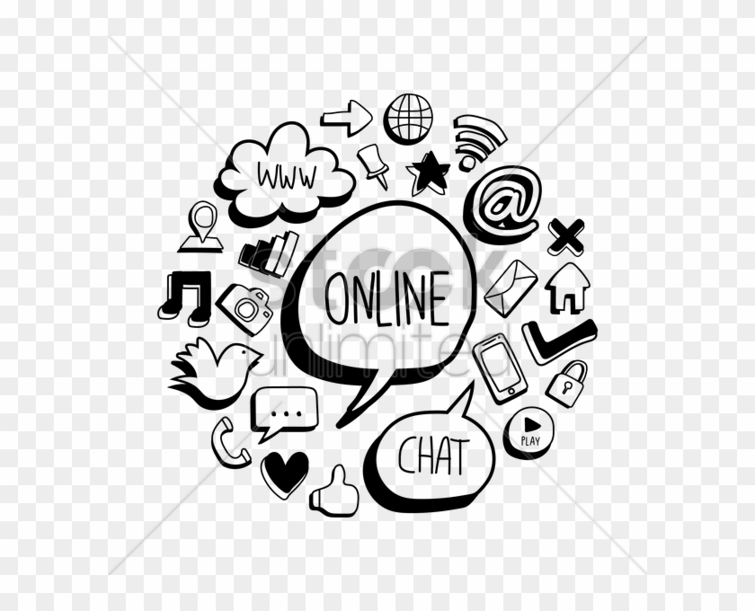 Social Media Icons Vector Image - Social Media Icons Vector #121858
