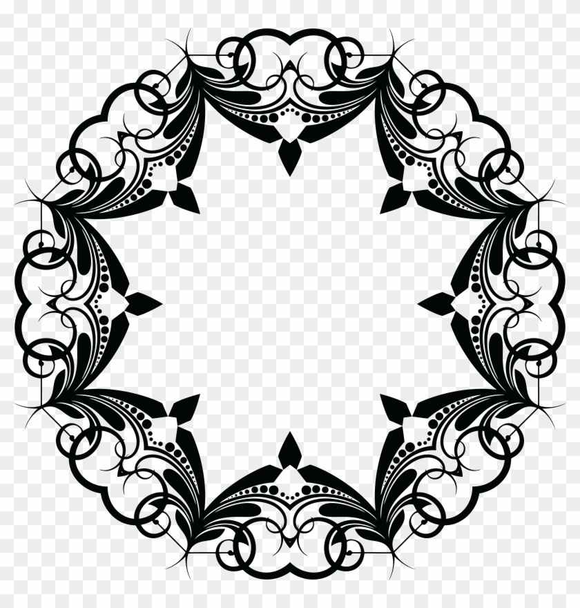 Free Clipart Of A Frame Design Element - Flourish #122546