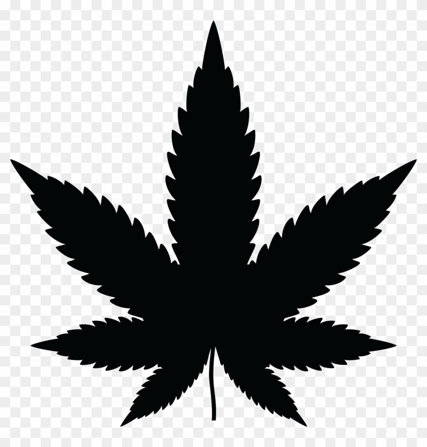 Info Marijuana Leaf Silhouette Clipart Free Downloads - Weed Leaf Silhouette #122873
