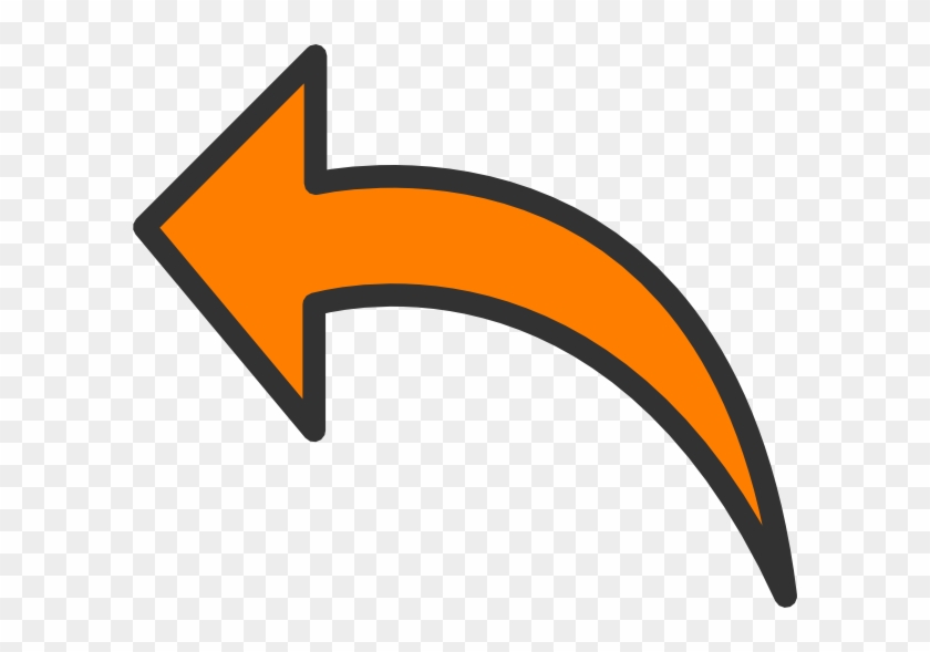 Clip Art Arrow - Orange Arrow Clipart #122989