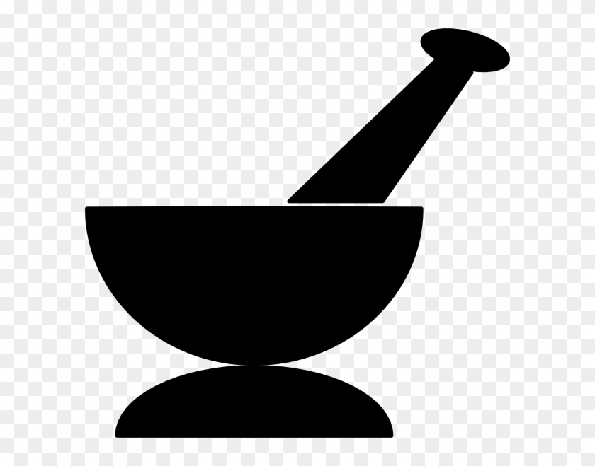 Free Vector Mortar And Pestle Clip Art - Mortar And Pestle Vector #123242