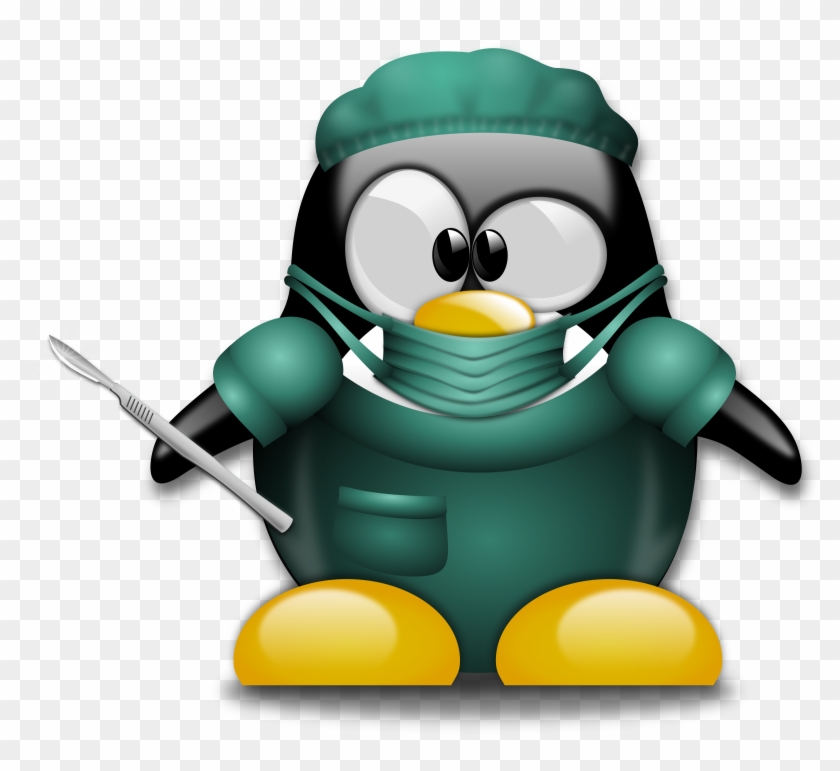 Clipart - Surgeon Penguin #123601
