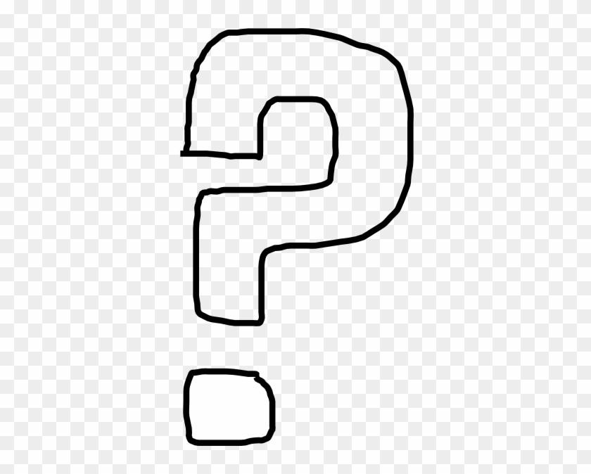 Question Mark Black Clip Art At Clker Vector Clip Art - Question Mark Clip Art White #123870