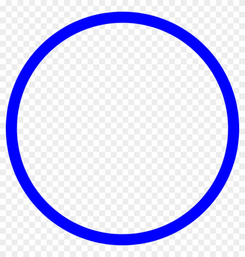 This Free Clip Arts Design Of Blue Circle Vector - Circle #124525