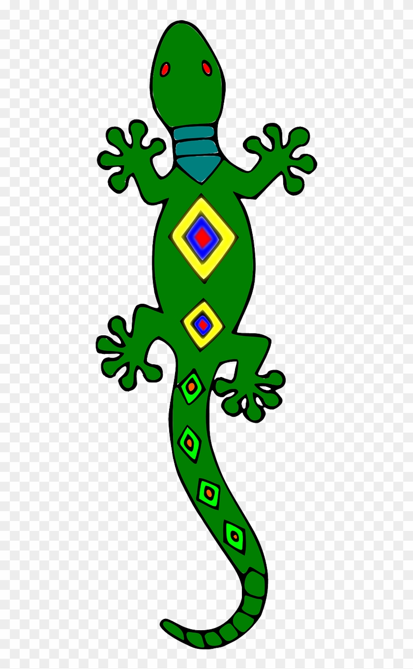 Free To Use Public Domain Lizards Clip Art - Gecko #125472