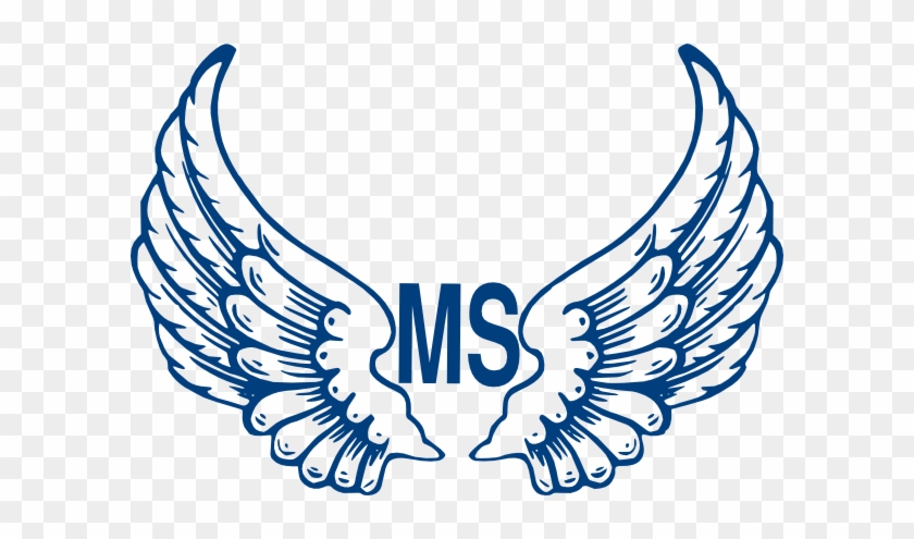 Prissy Ideas Ms Clipart Wings Angel Clip Art At Clker - Angel Wings Coloring #125688