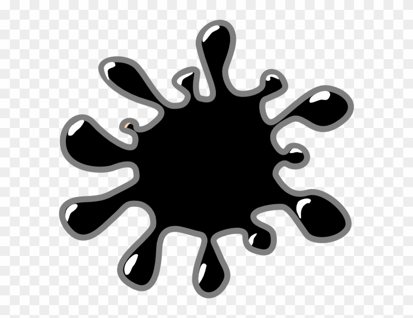 Black 3 Svg Clip Arts 600 X 566 Px - Splash Clip Art #125744