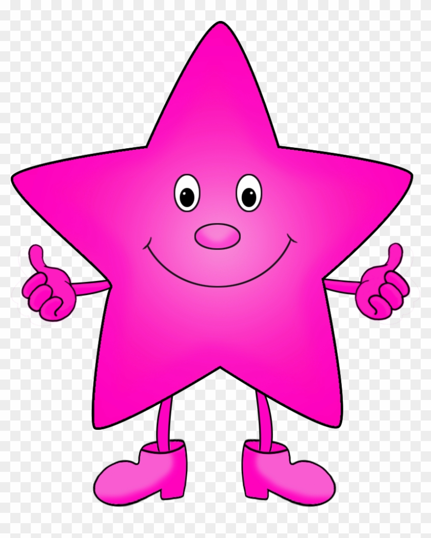 Purple Star Cartoon Clip Art - Purple Star Clipart #126220