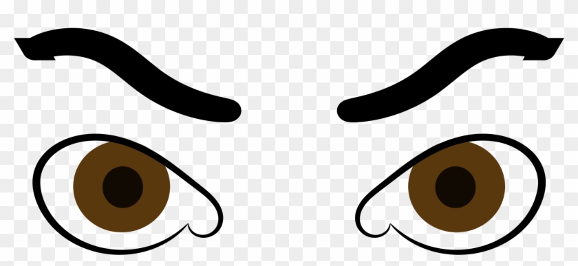 Angry Eyes Svg Vector File Vector Clip Art Svg File - Angry Eyes Clipart #126536