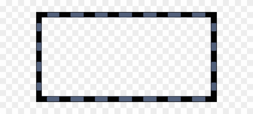 Free Vector Rectangular Border Clip Art - Picket Fence #126619
