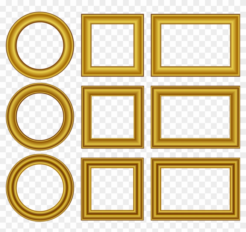 Clip Art Details - Frame Gold Free Vector #126685