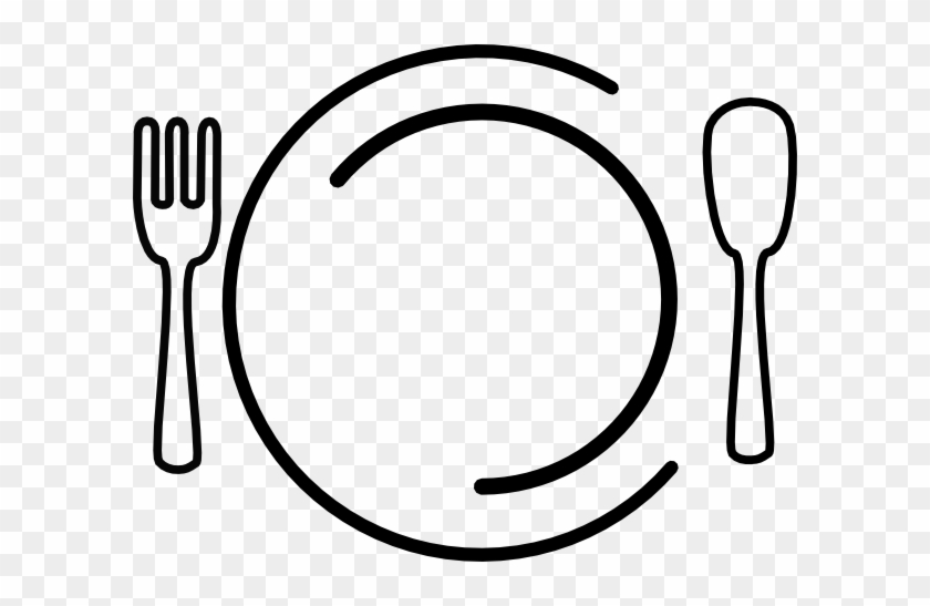 No Background, Black Clip Art - Spoon And Fork #127166