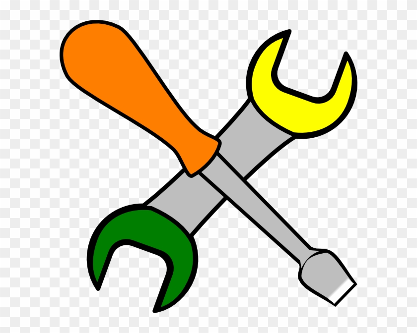 Coloured Tools Clip Art - Construction Tools Clipart #127540