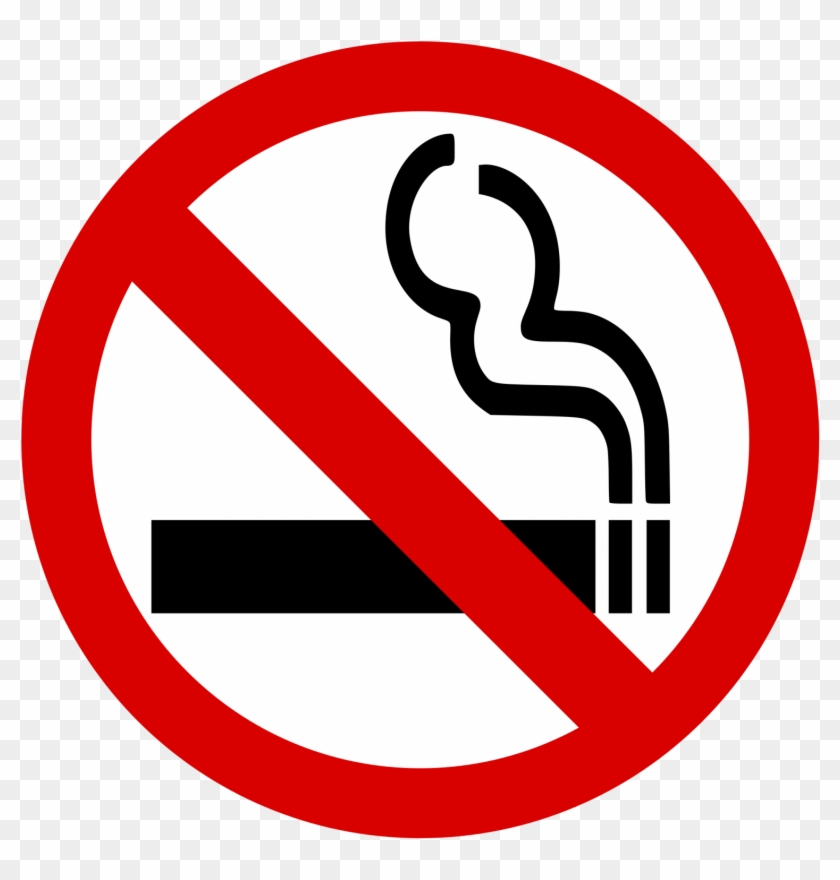 Cigarette Clipart No Smoking - No Smoking Sign Png #128215