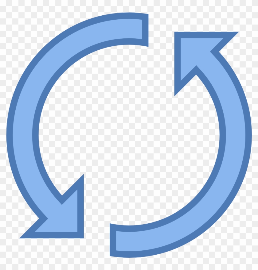 This Is A Photo Of Two Arrows - Windows 10 Refresh Icon #128680