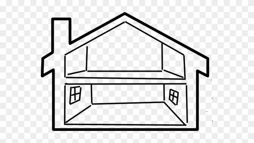 House Black And White School House Clip Art Black And - Parts Of The House Worksheet #129072