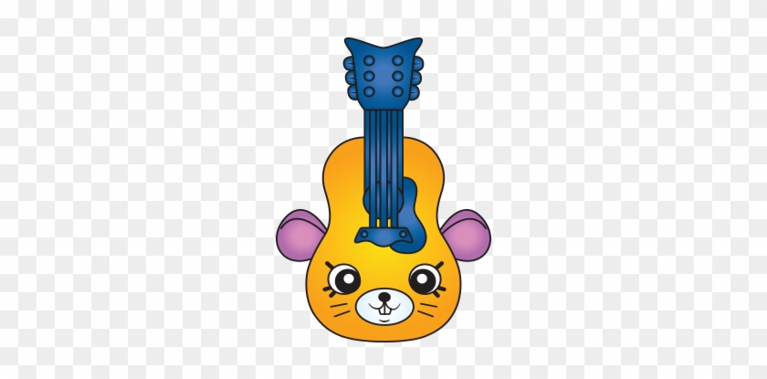 Plucky Guitar Ct Art - Shopkins Guitar Name #680409