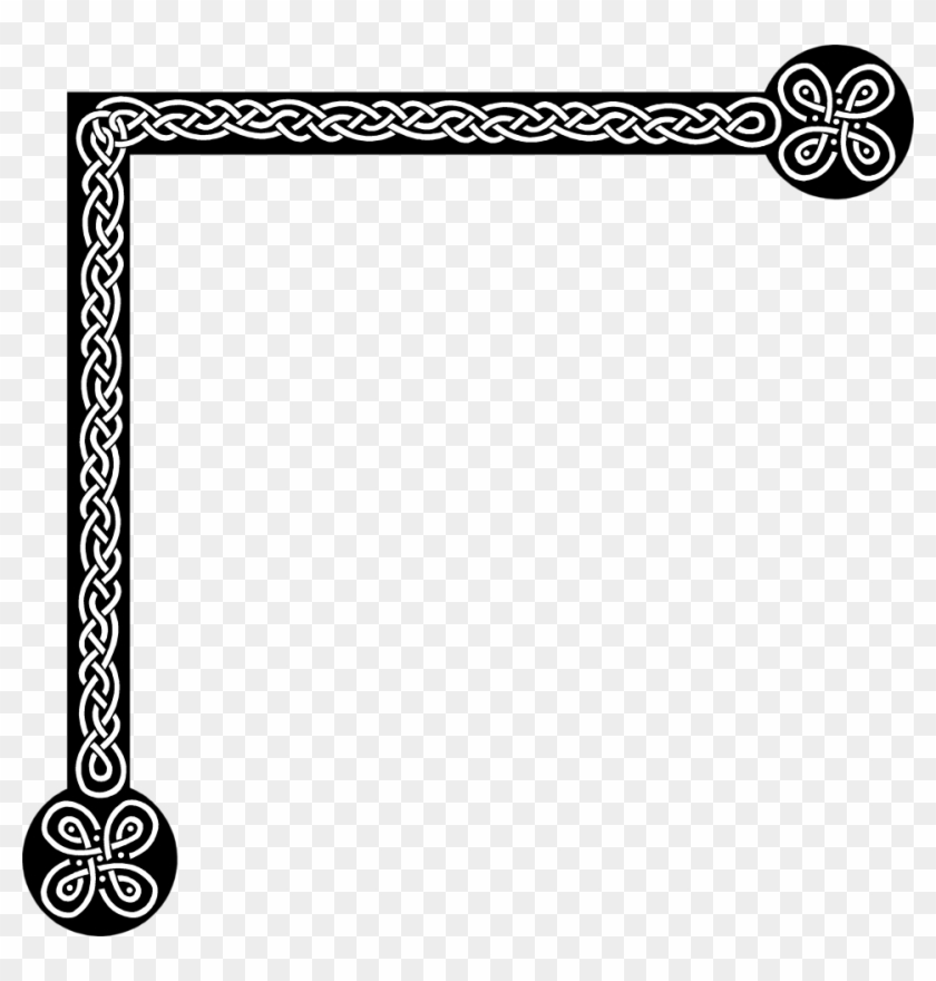 Black Ornate Frame Png - Circle #680437