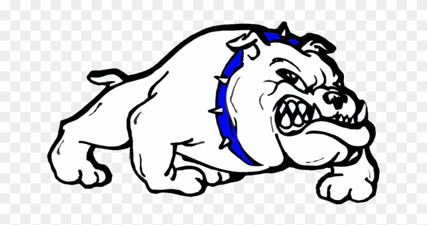 Savanna Bulldogs - Custom Bulldog Mascot Metal Photo Magnet (2 1/2"x2 #681835