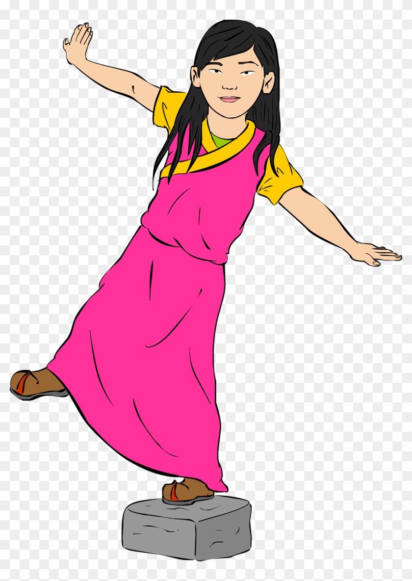 Tibetan Girl Playing - Girl #682041