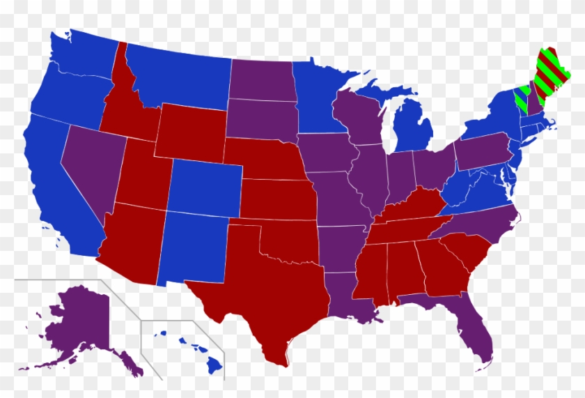 Nonproliferation - Clipart - States By Political Party #682231