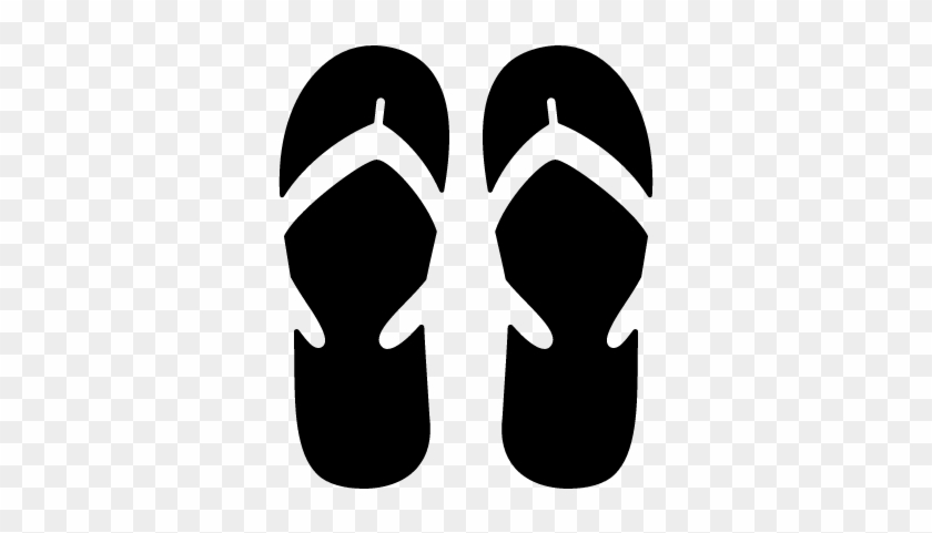 Pair Of Flip Flop Vector - Flipflop Svg #682610
