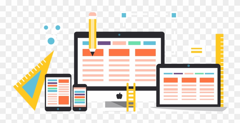 Responsive Website Design - Web Design Vector Png #682726