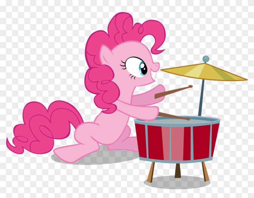 More Like Pinkie Holding A Check Mark By - Pinkie Pie Playing Drums #683046