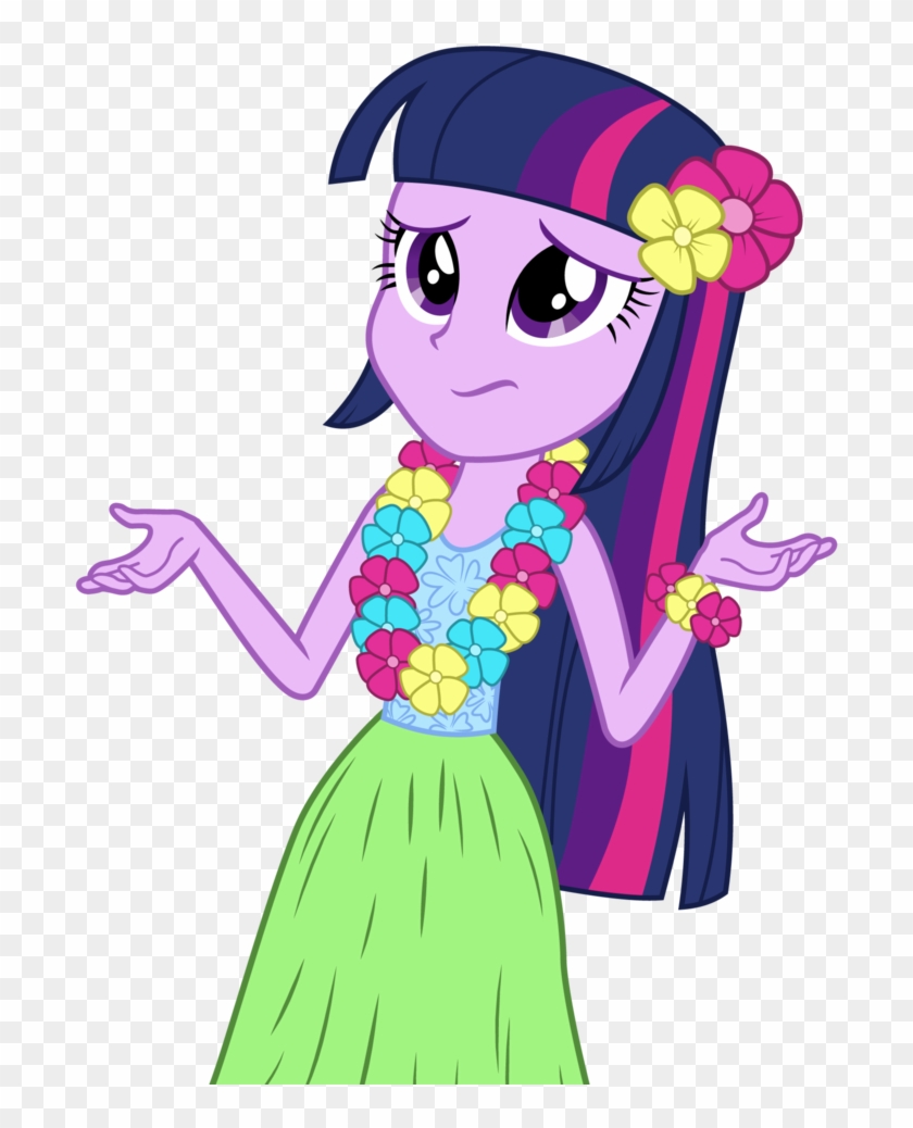 Mohawgo, Clothes, Equestria Girls, Grass Skirt, Hulalight, - Twilight Sparkle Hula #683601