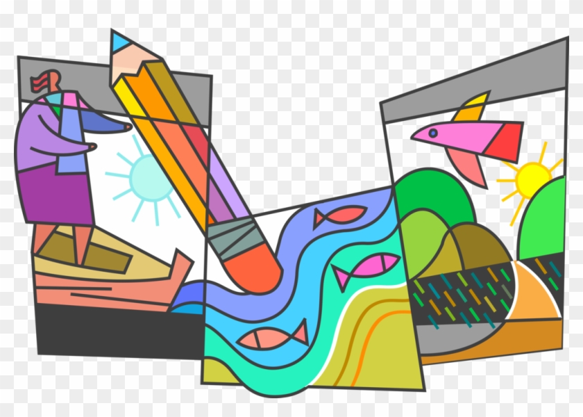 Vector Illustration Of Environmentalist Draws Bright - Vector Illustration Of Environmentalist Draws Bright #683886