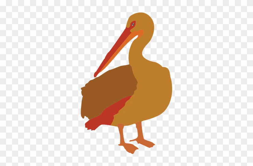 Cartoon Pelican Clipart Lrg - Pelican #684247
