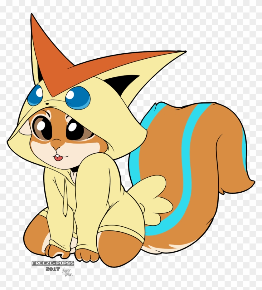 Victini Hoodie - Cartoon #686588