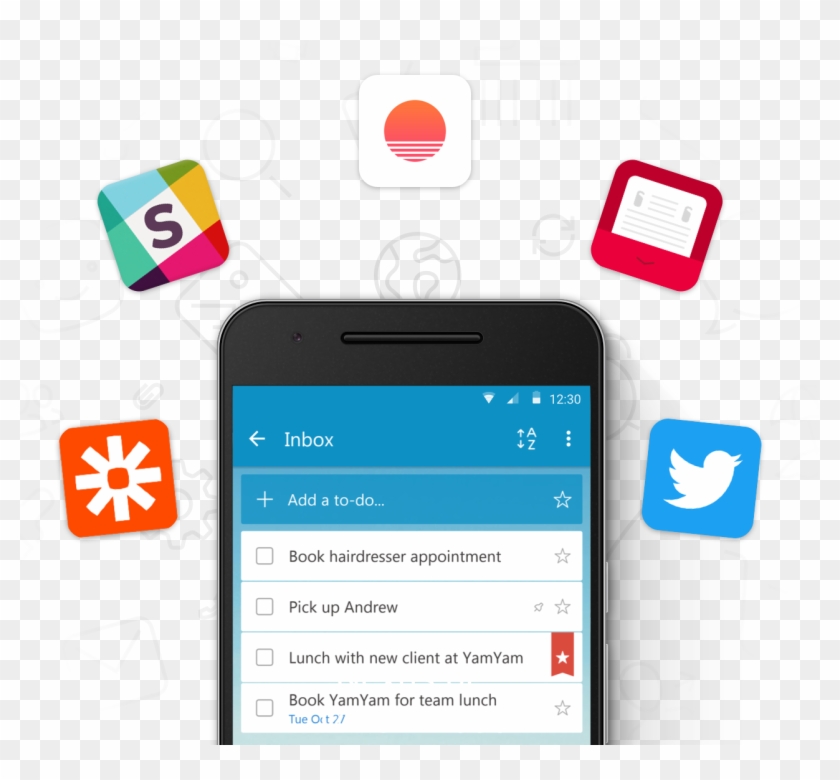 Browse The Wunderlist Integrations Center For A Host - Iphone #687064