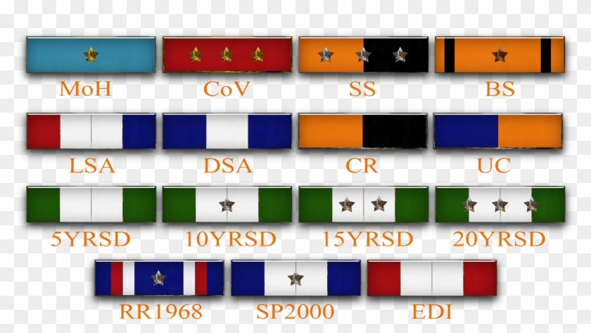Medals Racked - Police #687785