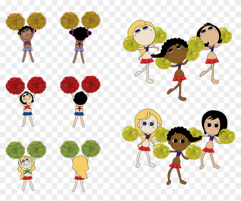 Cheerleader Cartoon - เชียร์ ลีดเดอร์ Png #688654