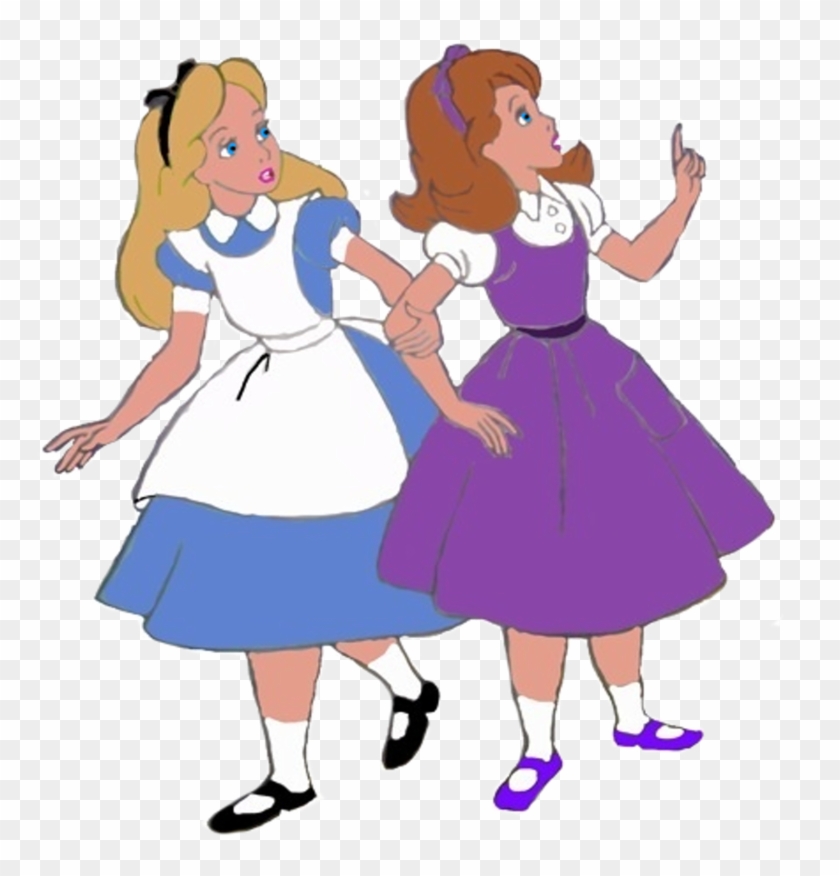Darthranner83 Alice And Mary Asking Someone By Darthranner83 - Cartoon #688732